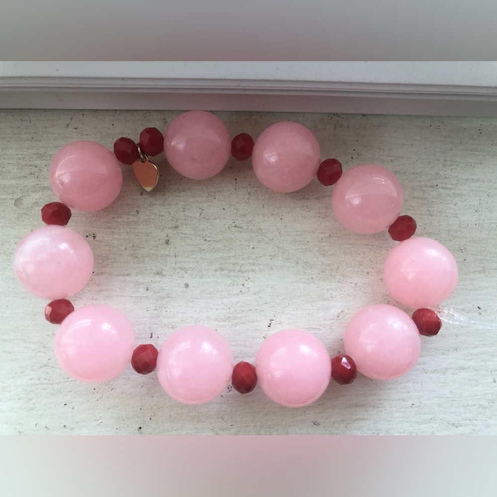 Pink Calcite AAA grade bracelet